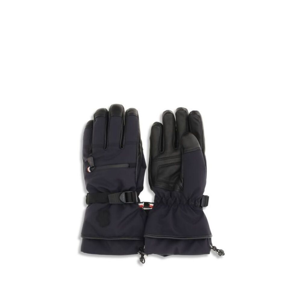 Moncler Grenoble Blue Nylon Men's Gloves